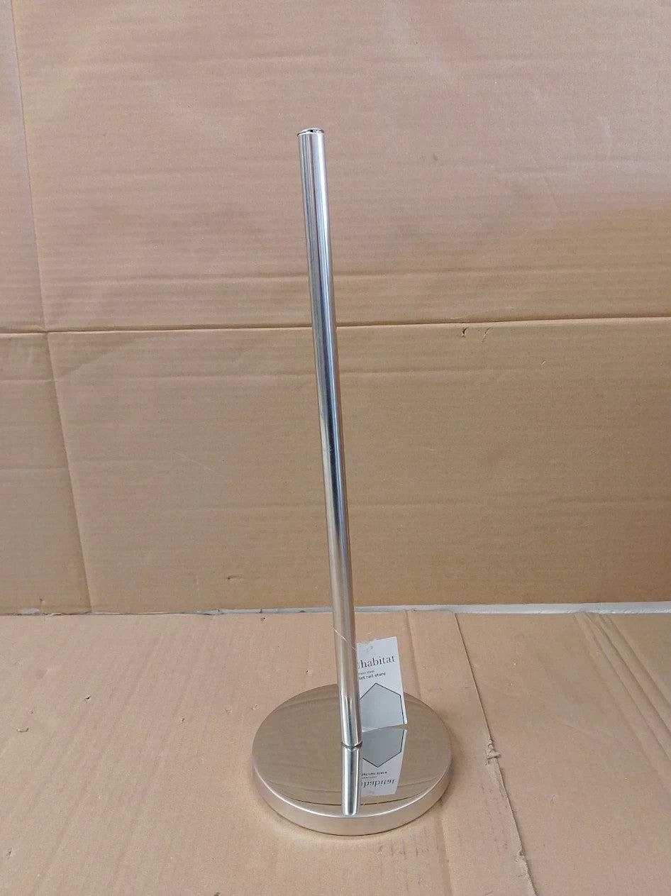 Habitat Stainless Steel Toilet Roll Holder 44x15x15cm Steel Diameter 15cm