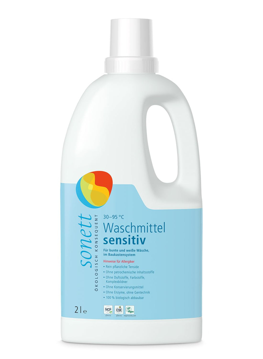 Sonett Liquid Detergent, Neutral, 2 L