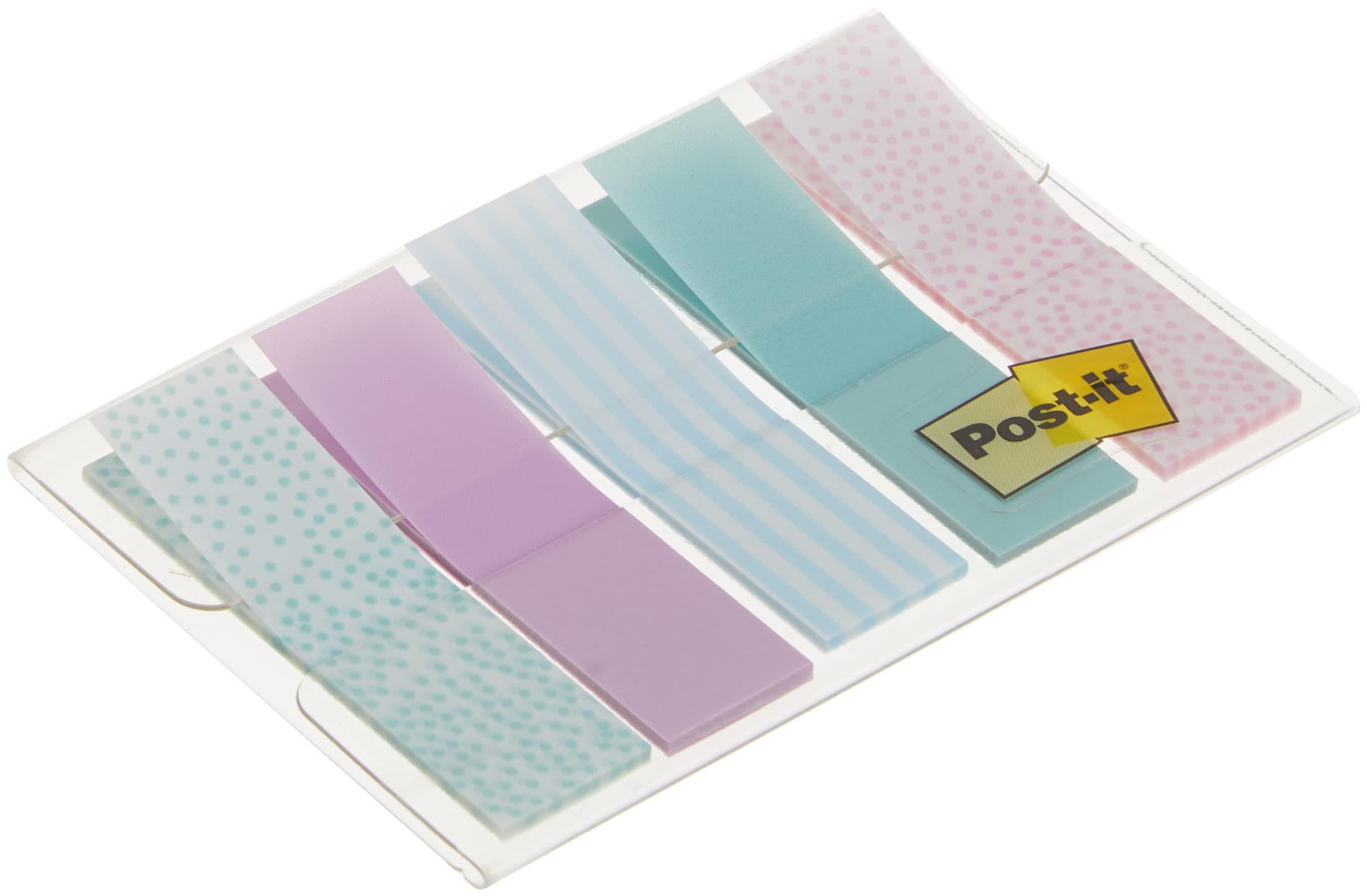 Post-it Flags, Gradient Color.47 in x 1.7 in, 100 Flags per Dispenser (684-GRDNT),Assorted Gradient Designs