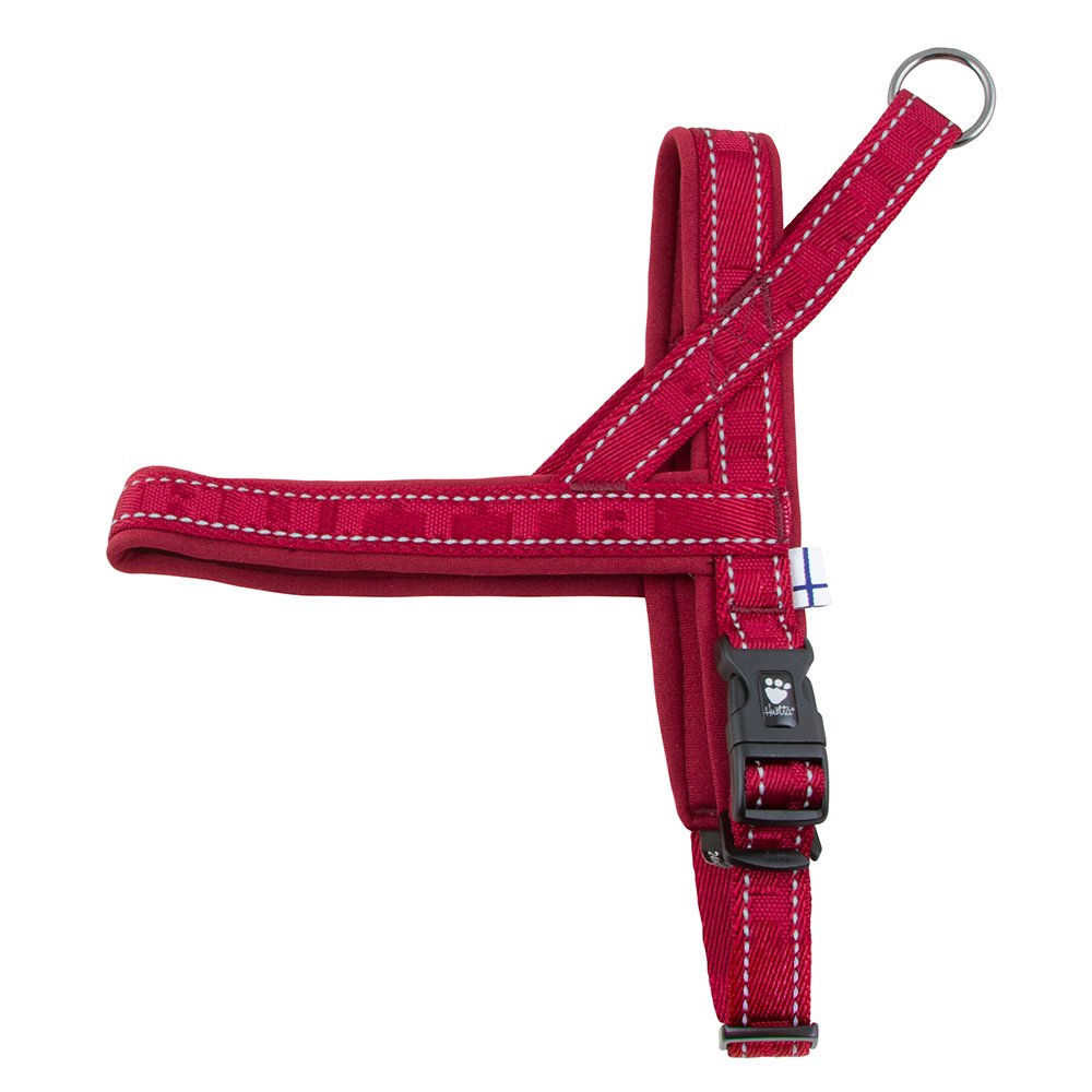 Hurtta Casual Padded Dog Harness, Lingon, 14 in
