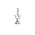 Thomas Sabo Women Charm Pendant Letter A-Z Charm Club Blackened 925 Sterling Silver