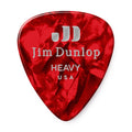 Jim Dunlop 483P09HV Guitar Pick Player Pack - Red Pearl (Pack of 12)