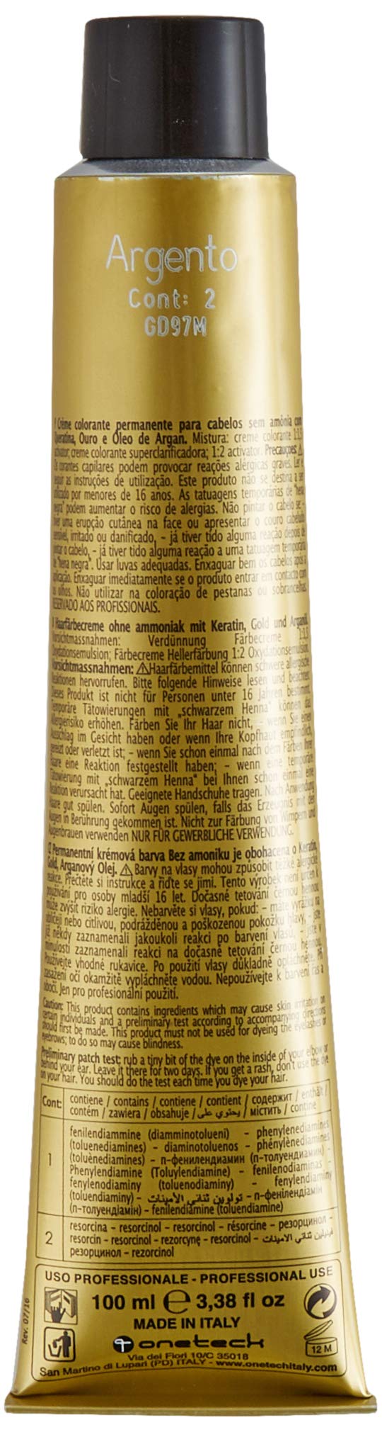 FANOLA Oro Puro Therapy Color Keratin Hair Dye 100 ml 6.13 Dark Blonde Beige