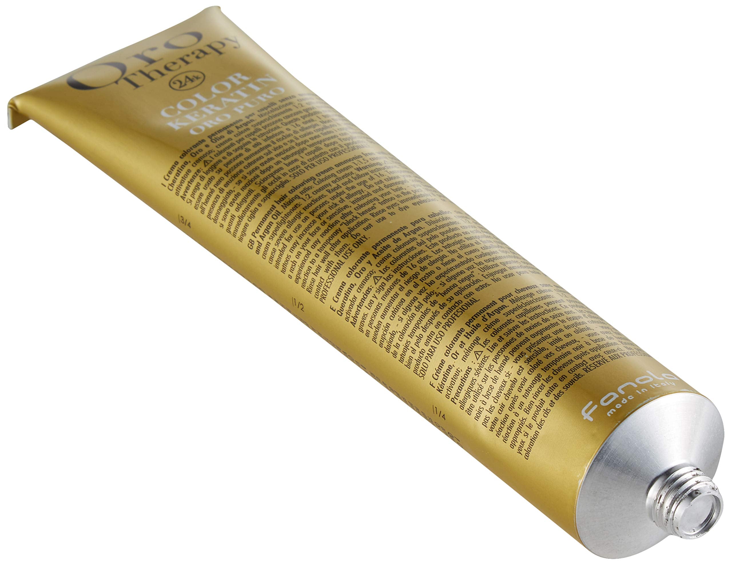 FANOLA Oro Puro Therapy Color Keratin Hair Dye 100 ml 6.13 Dark Blonde Beige